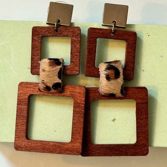 Dillards Jewelry - Wood Earrings